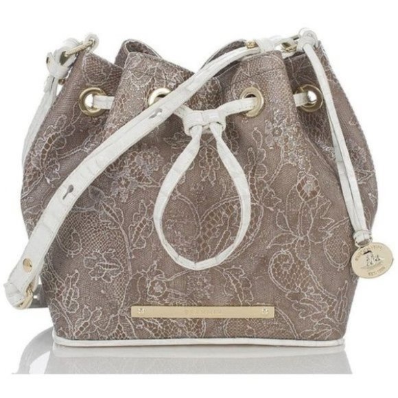 Brahmin Handbags - Brahmin Lexie Taupe Cabaret Crossbody
